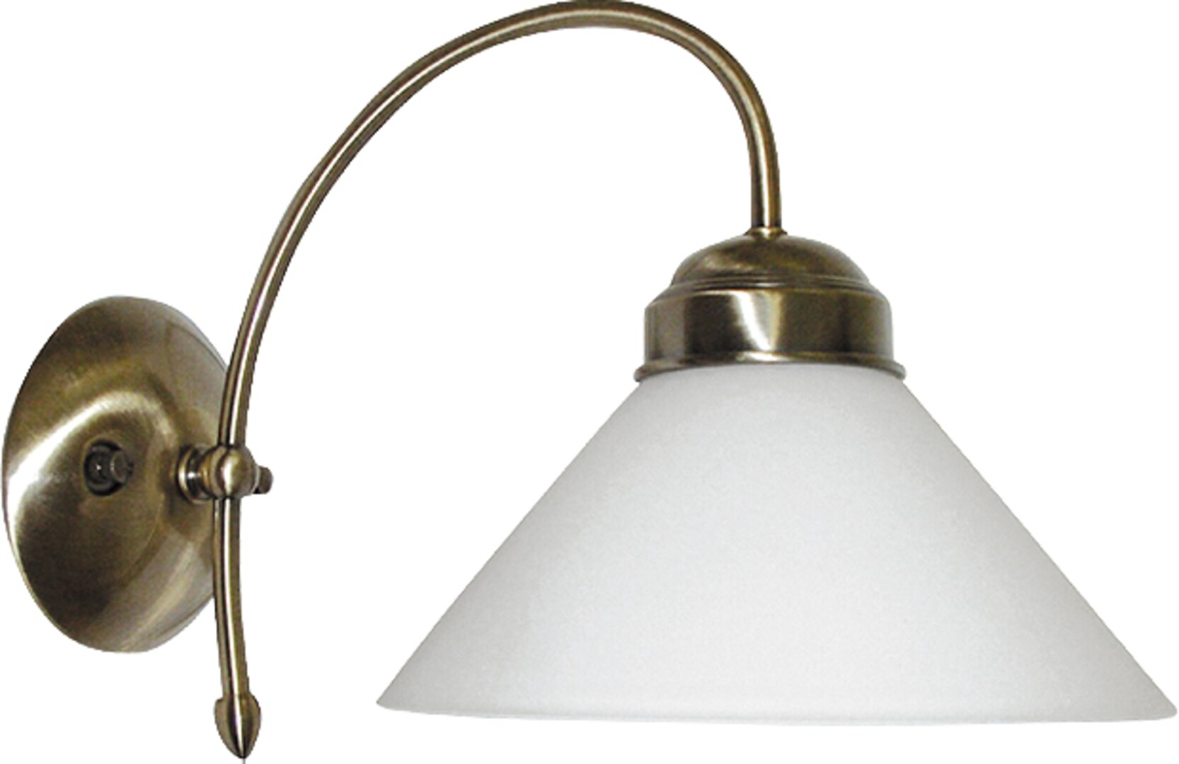 Rabalux Marian lampada da parete 1x60 W bianco-ottone 2701