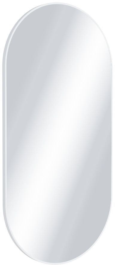 Excellent Revia specchio 50x100 cm ovale bianco DOEX.RE100.050.WH