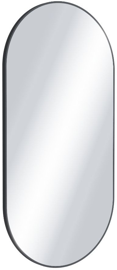 Excellent Revia specchio 50x100 cm ovale nero DOEX.RE100.050.BL