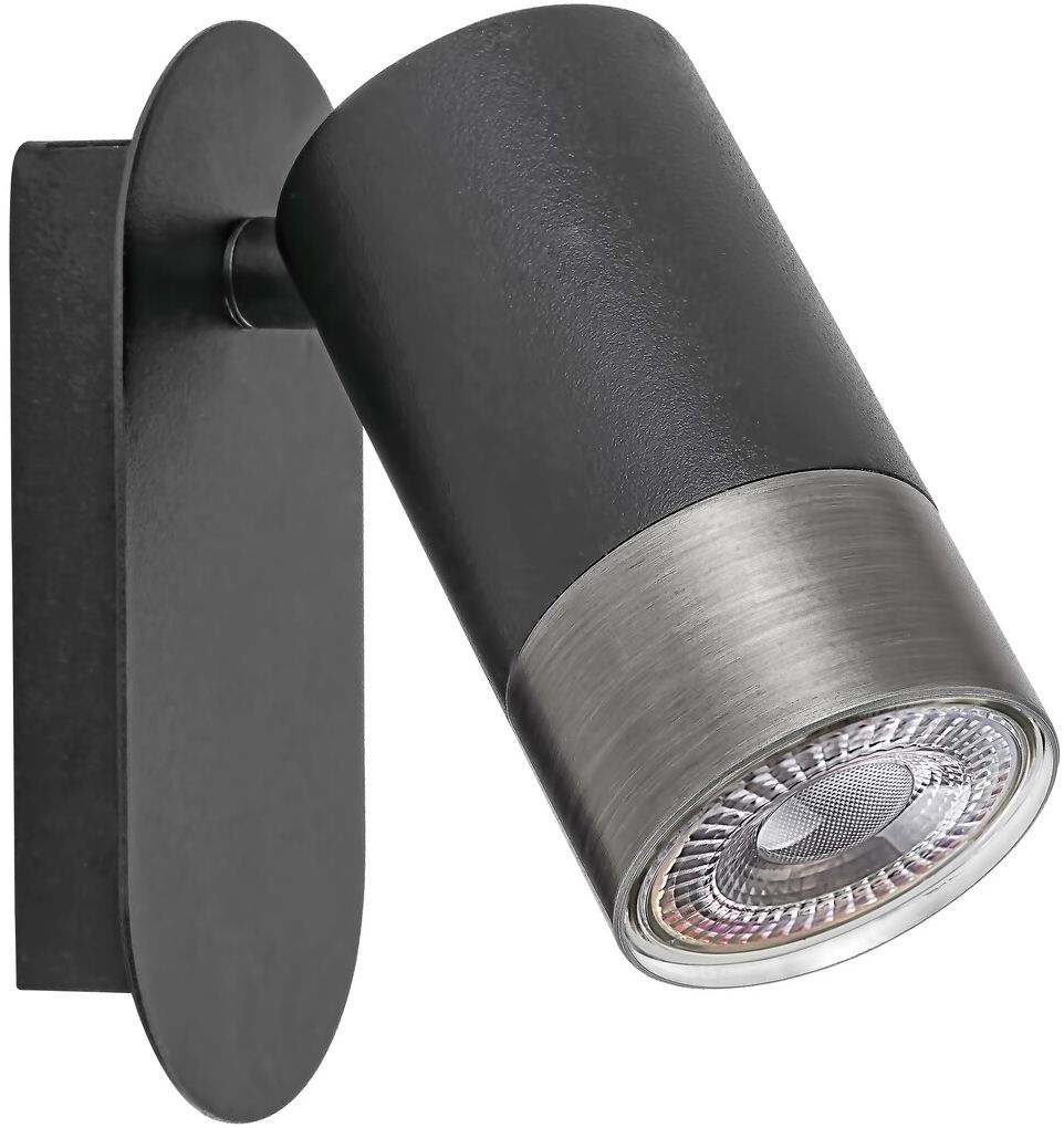 Rabalux Zircon lampada da parete 1x5 W nero-argento 5069