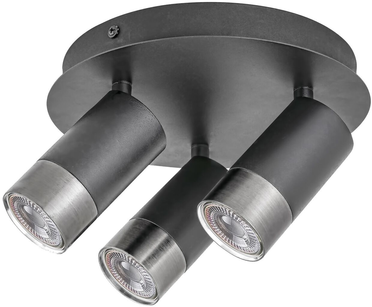 Rabalux Zircon lampada da soffitto 3x5 W nero-argento 5071