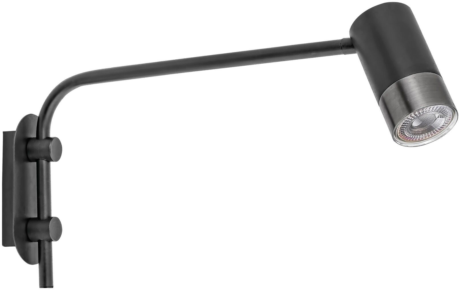 Rabalux Zircon lampada da parete 1x5 W nero-argento 5072