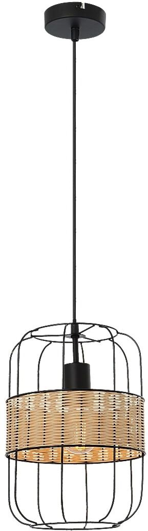 Rabalux Indiana lampada sospesa 1x40 W nero 5283