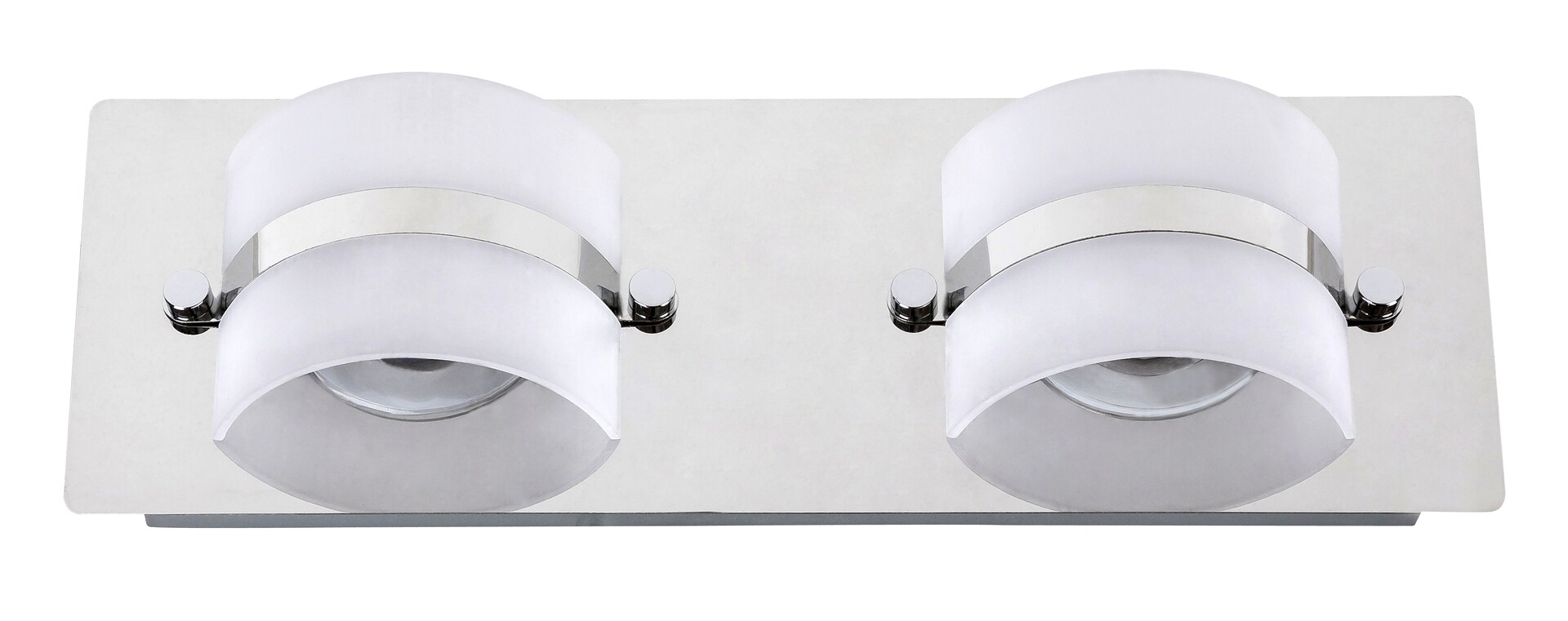 Rabalux Tony lampada da parete 2x5 W cromo-vetro opalino 5490