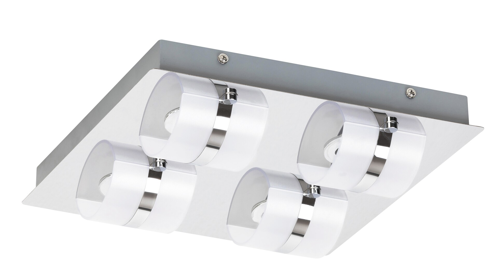 Rabalux Tony lampada da soffitto 4x5 W bianco-cromo 5492