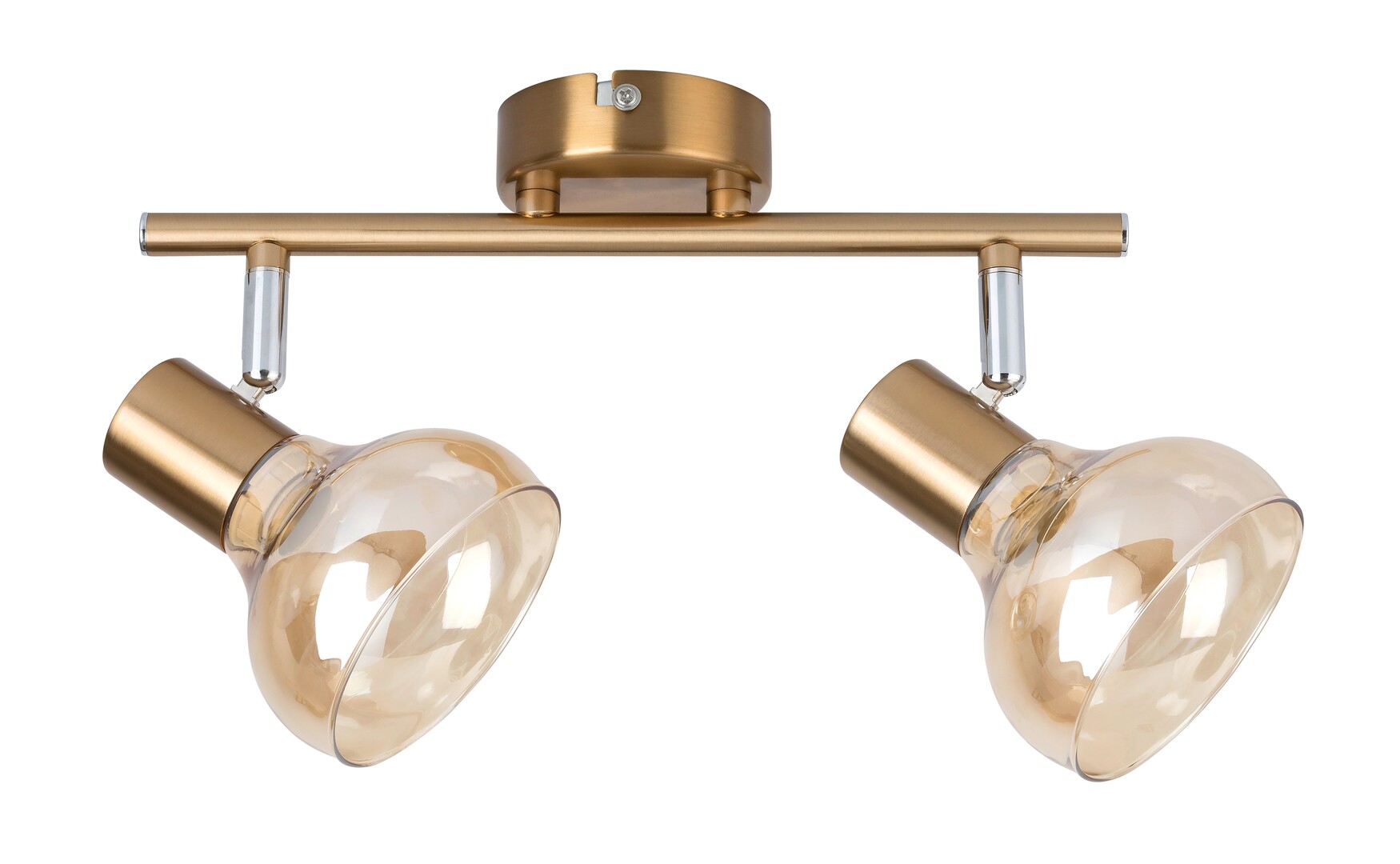 Rabalux Holly lampada da soffitto 2x40 W ottone-ambra 5547