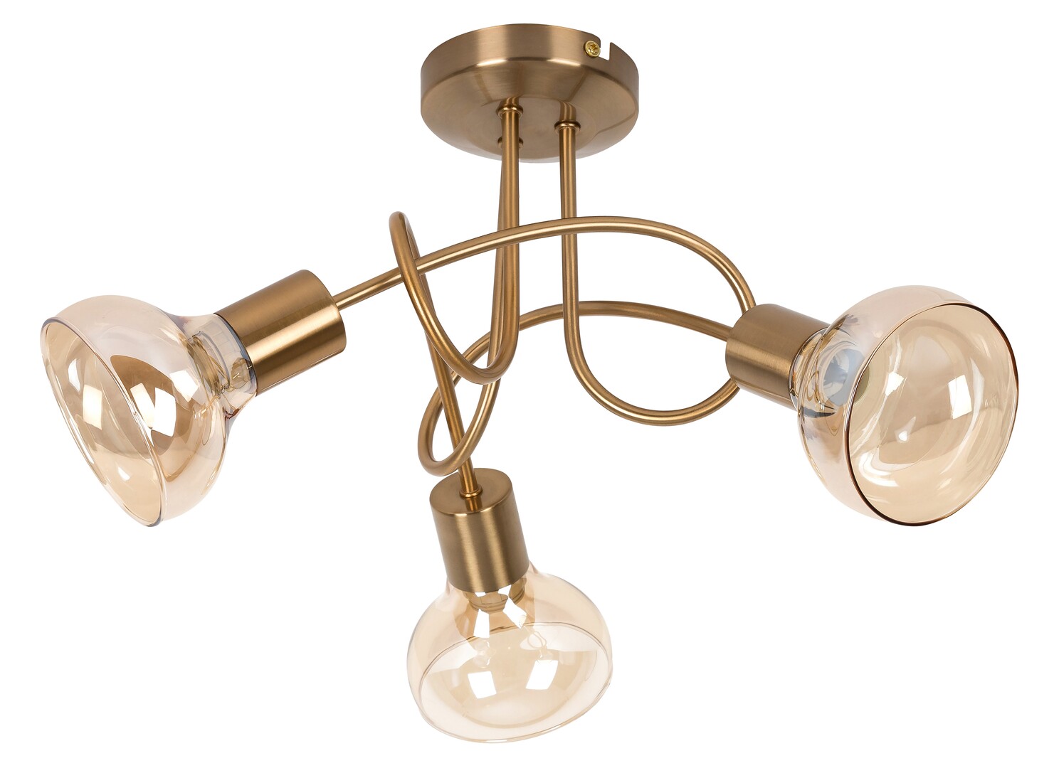Rabalux Holly lampada da soffitto 3x40 W ottone-ambra 5548