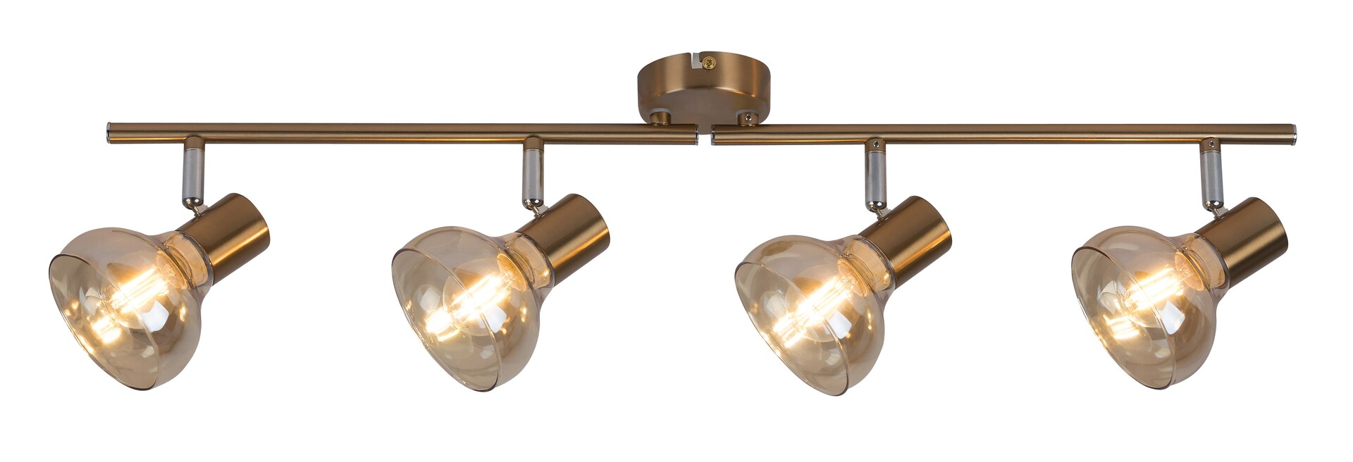 Rabalux Holly lampada da soffitto 4x40 W ottone-ambra 5550