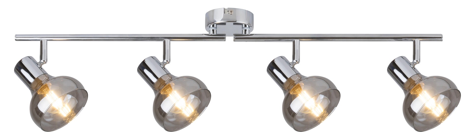 Rabalux Holly lampada da soffitto 4x40 W cromo-fumé 5559
