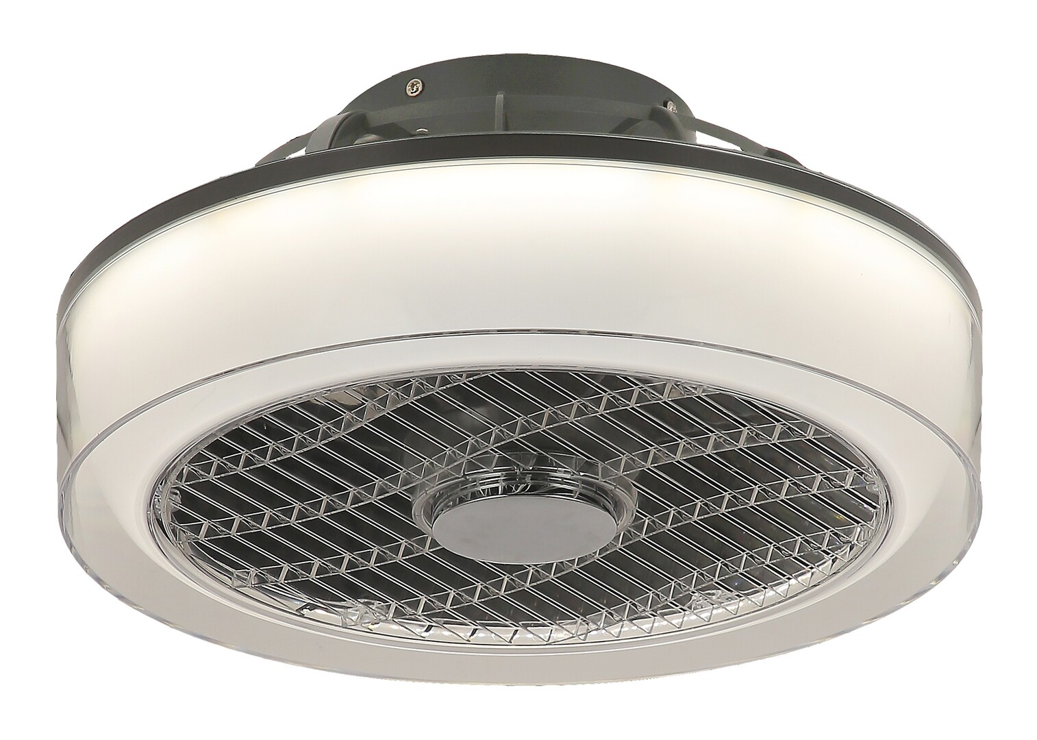 Rabalux Dalfon plafoniera 1x30 W trasparente-grigio 6857