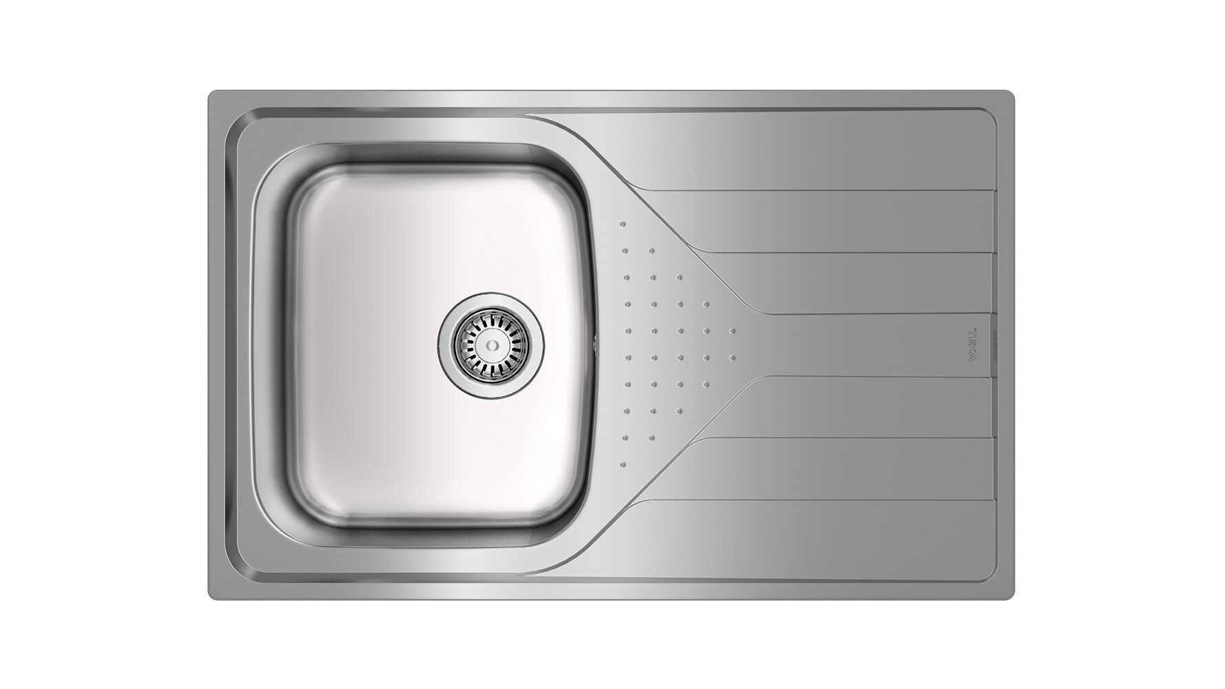 Teka Universe lavello in acciaio con sifone 79x50 cm 115110011