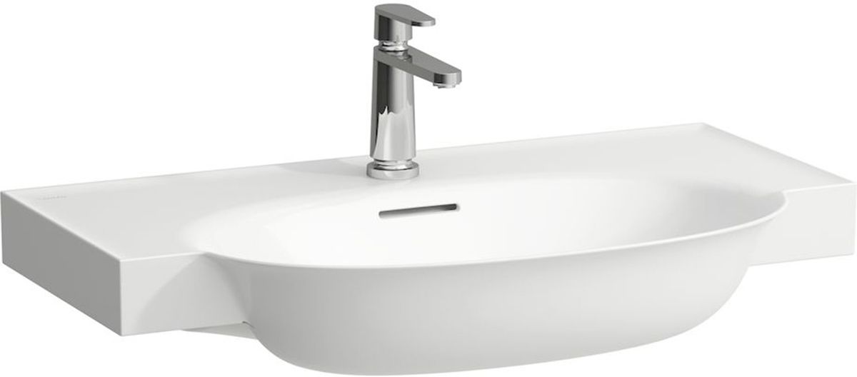 Laufen The New Classic lavabo 80x48 cm semicircolare a parete-da mobile bianco H8138550001041