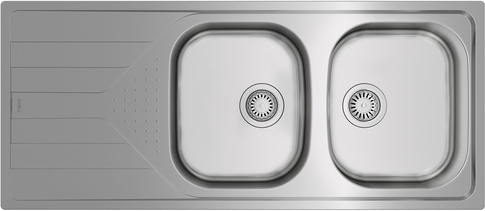 Teka Universe lavello in acciaio 116x50 cm 115170001