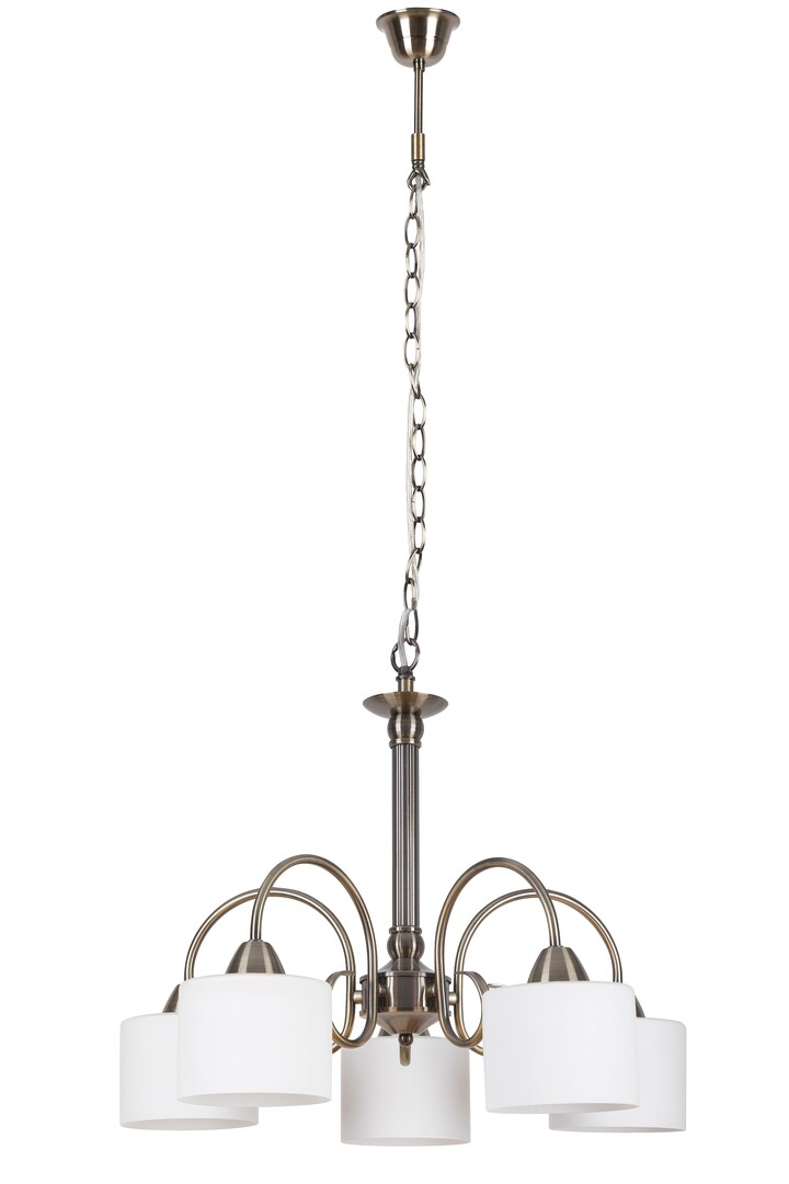 Rabalux Edith lampada sospesa 5x60 W bianco-ottone 7276