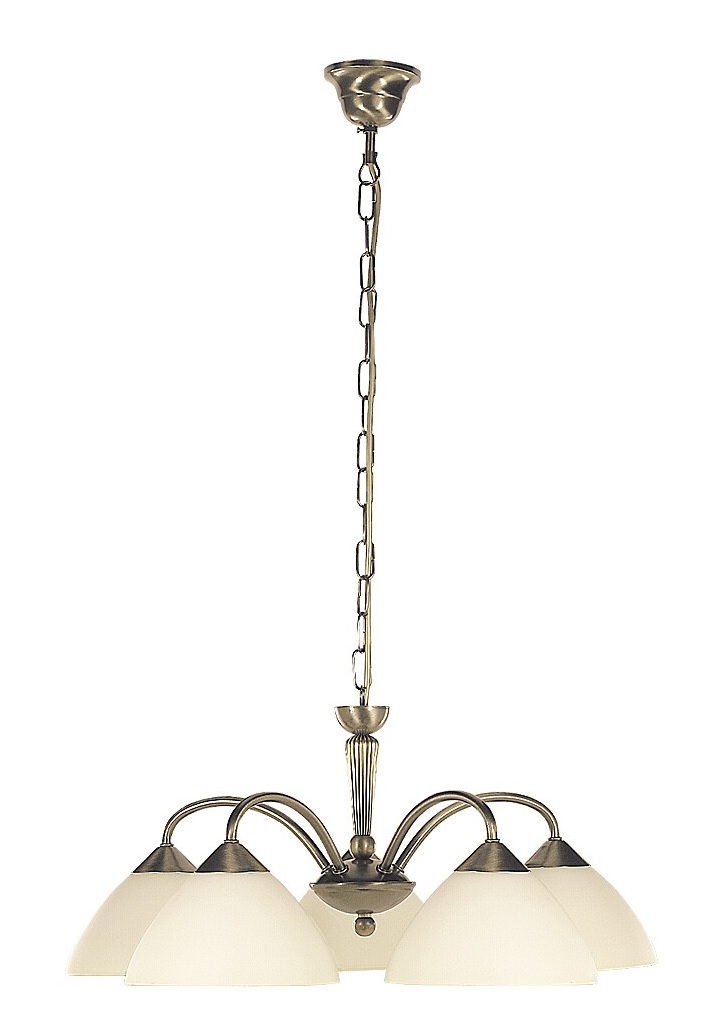Rabalux Regina lampada sospesa 5x40 W ottone-crema 8175