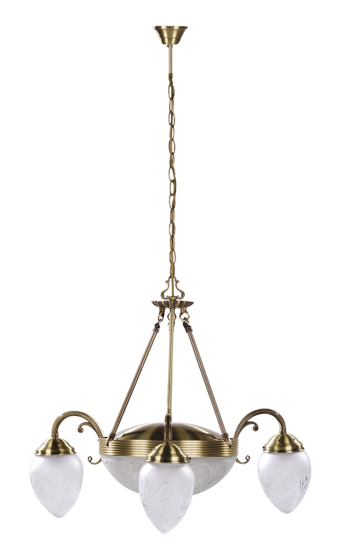 Rabalux Annabella lampada sospesa 5x60 W bianco-ottone 8633