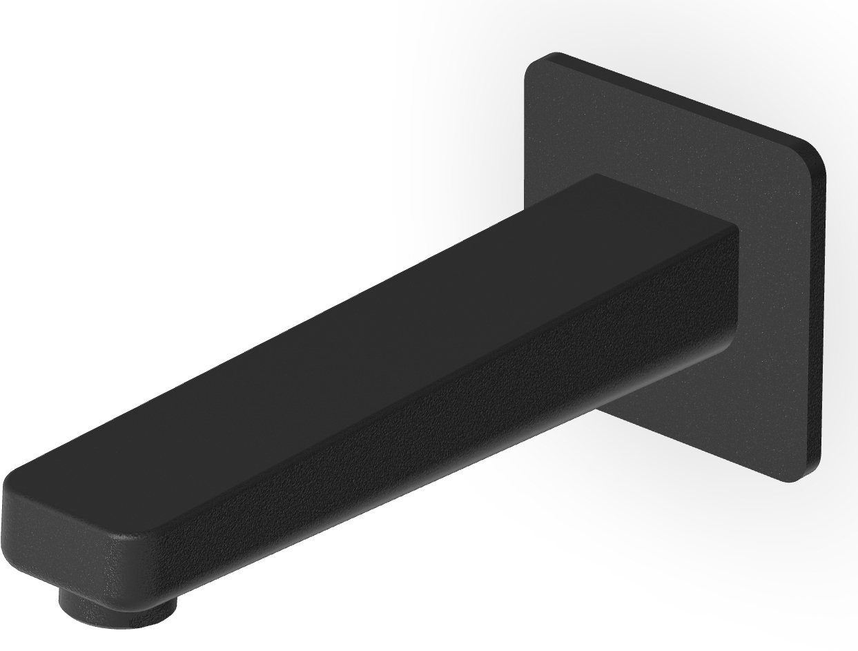 Zucchetti Jingle bocca di erogazione per rubinetto per vasca nero Z92198.N1