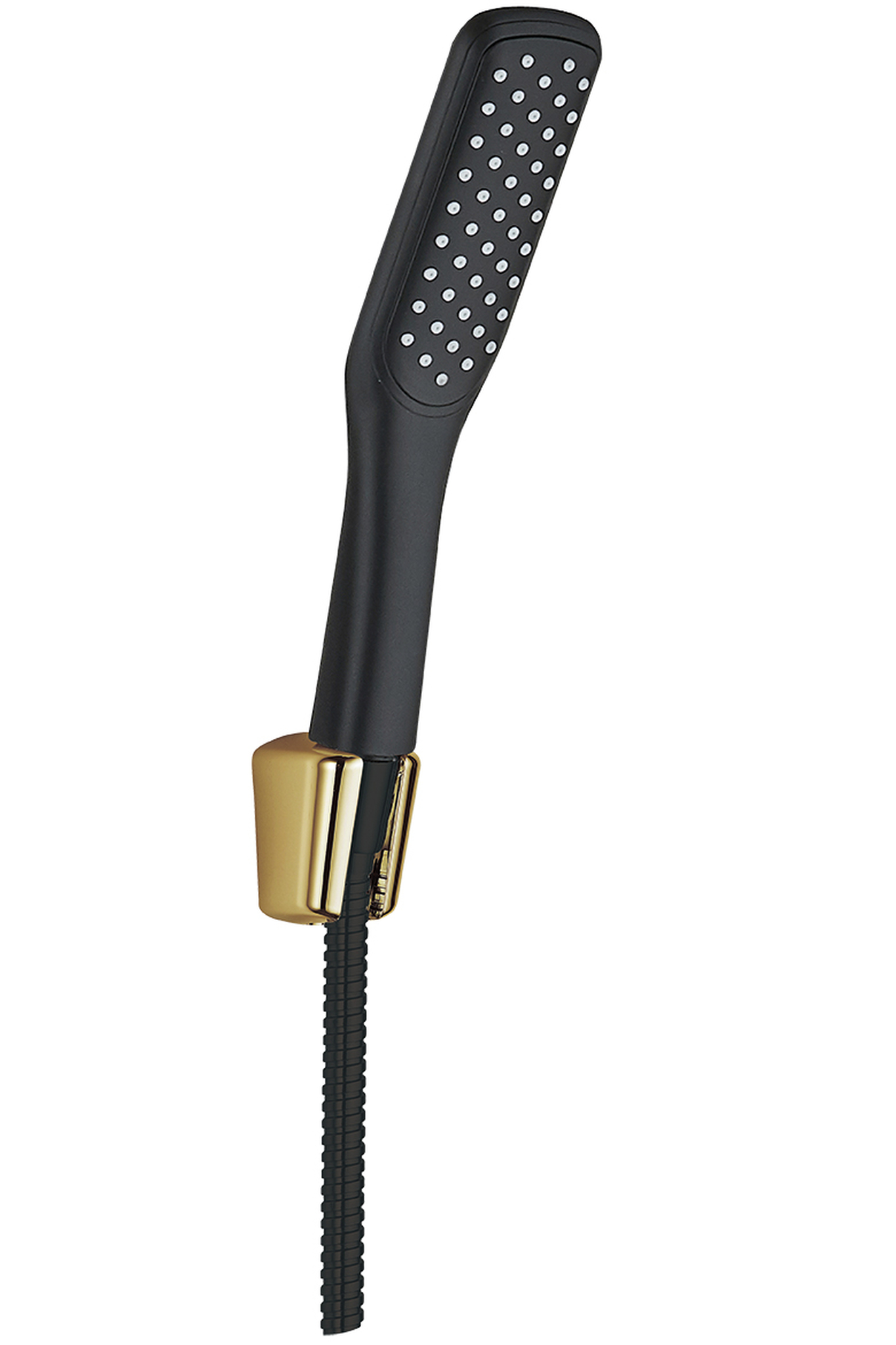 Kuchinox Alanis set doccia a parete nero-oro NQIB0AD