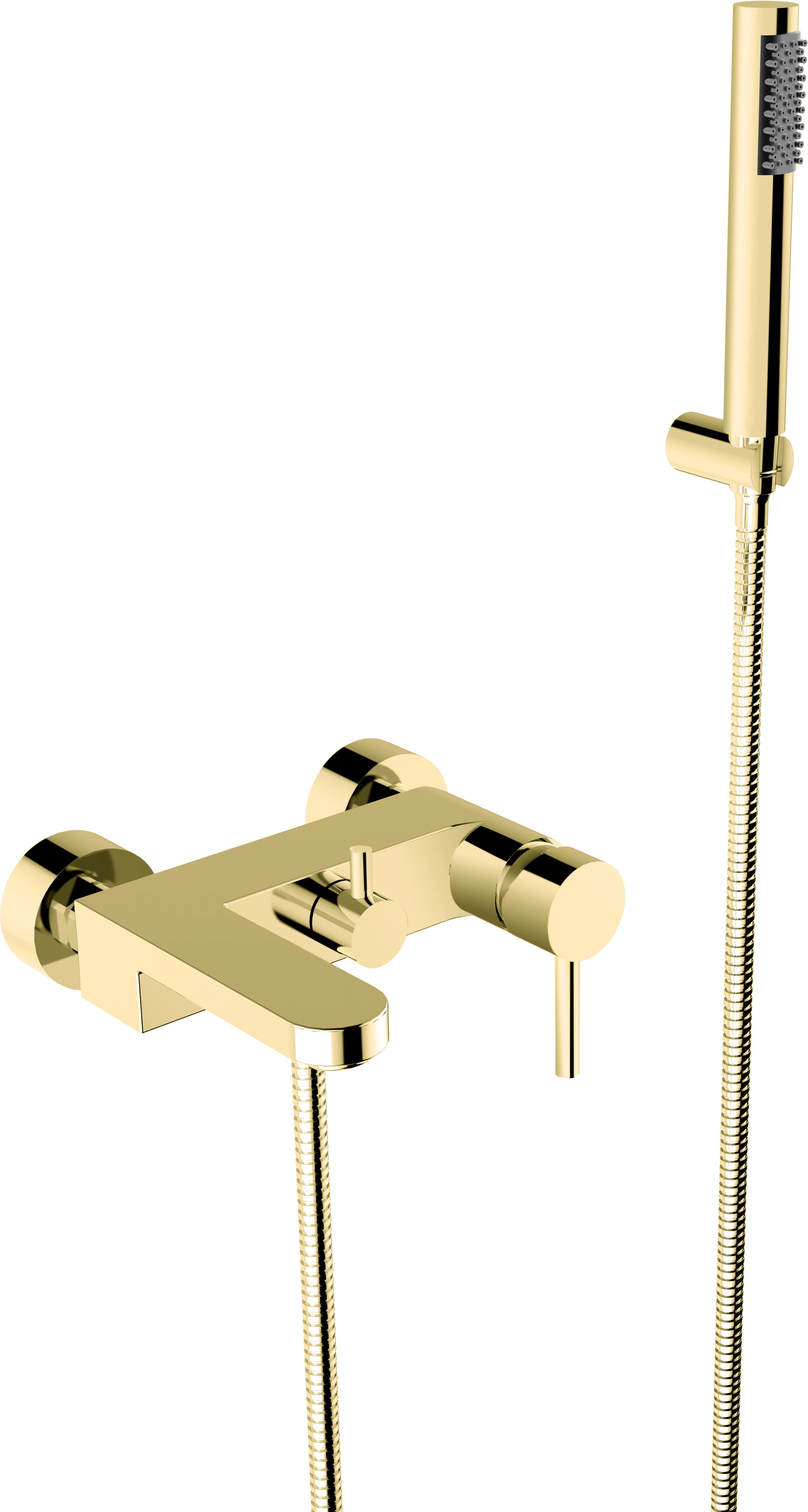 Besco Decco rubinetto per vasca e doccia a parete oro BW-DS-ZL