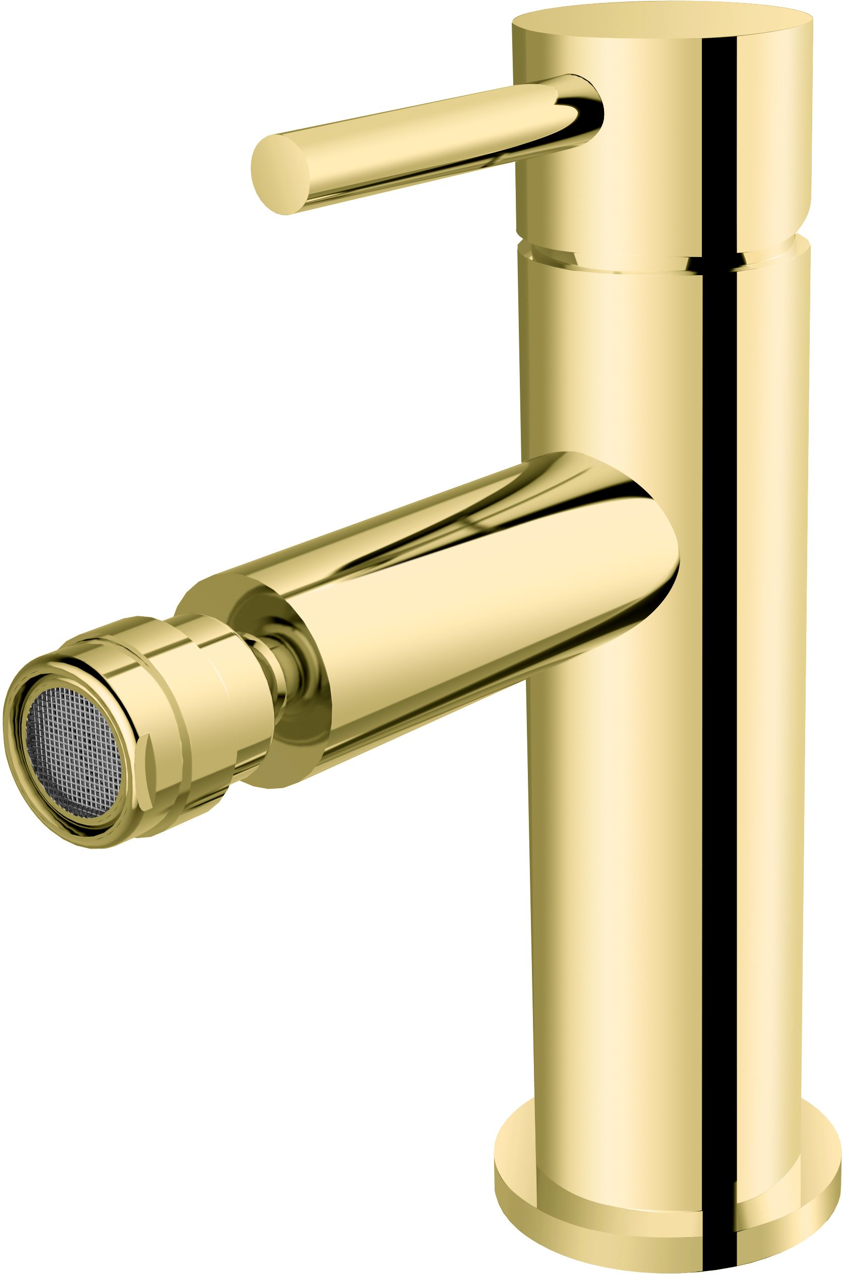 Besco Illusion rubinetto per bidet verticale oro BB-I-ZL