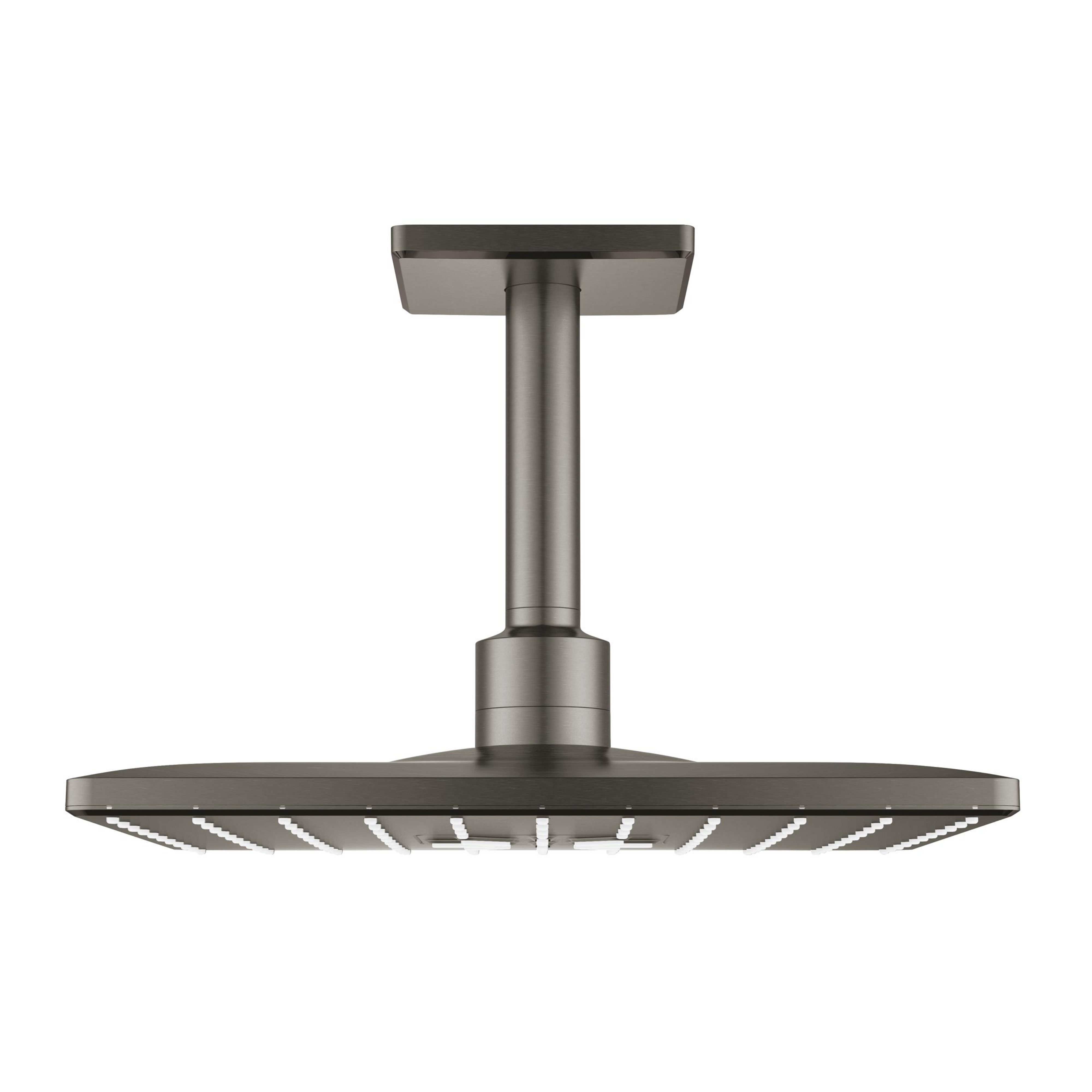 Grohe Rainshower soffione doccia 31x31 cm quadrata Brushed Hard Graphite 26481AL0