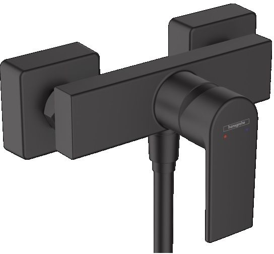 Hansgrohe Vernis Shape rubinetto per doccia a parete nero 71650670