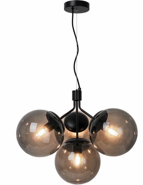 Nordlux Ivona lampada sospesa 4x28 W nero-fumé 2112153003