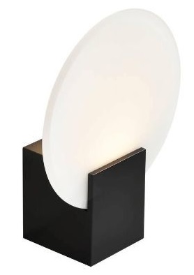 Nordlux Hester lampada da parete 1x9 W bianco-nero 2015391003