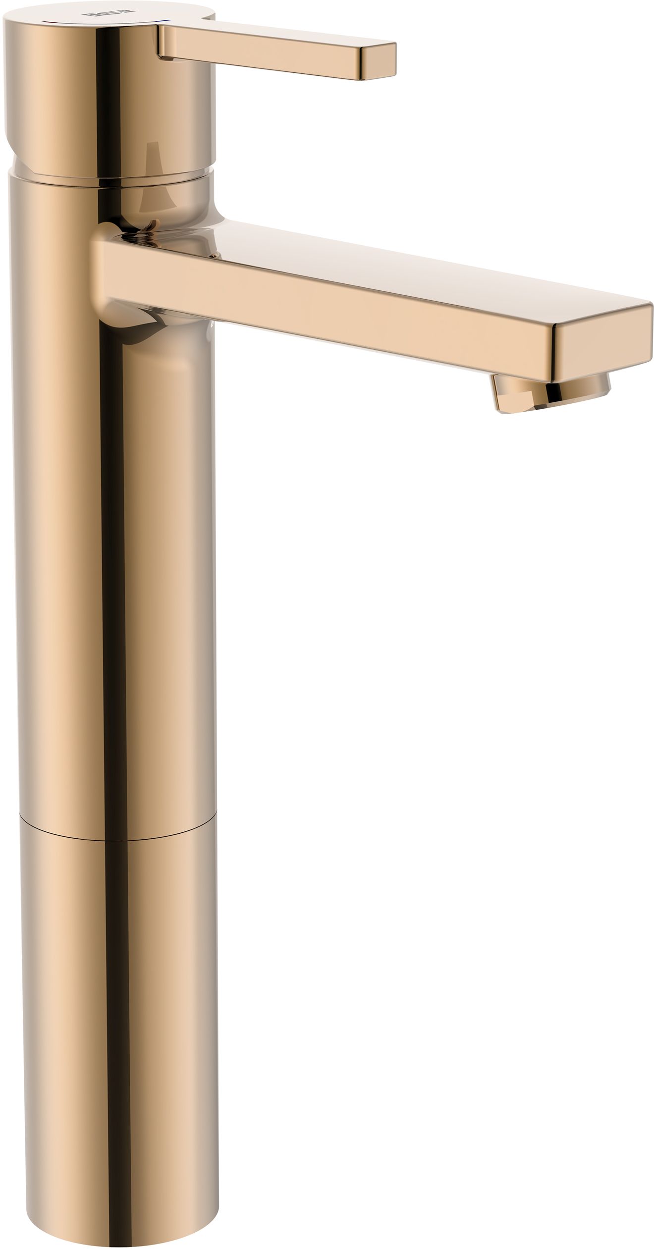 Roca Naia Rose Gold rubinetto per lavabo verticale oro A5A3B96RG0