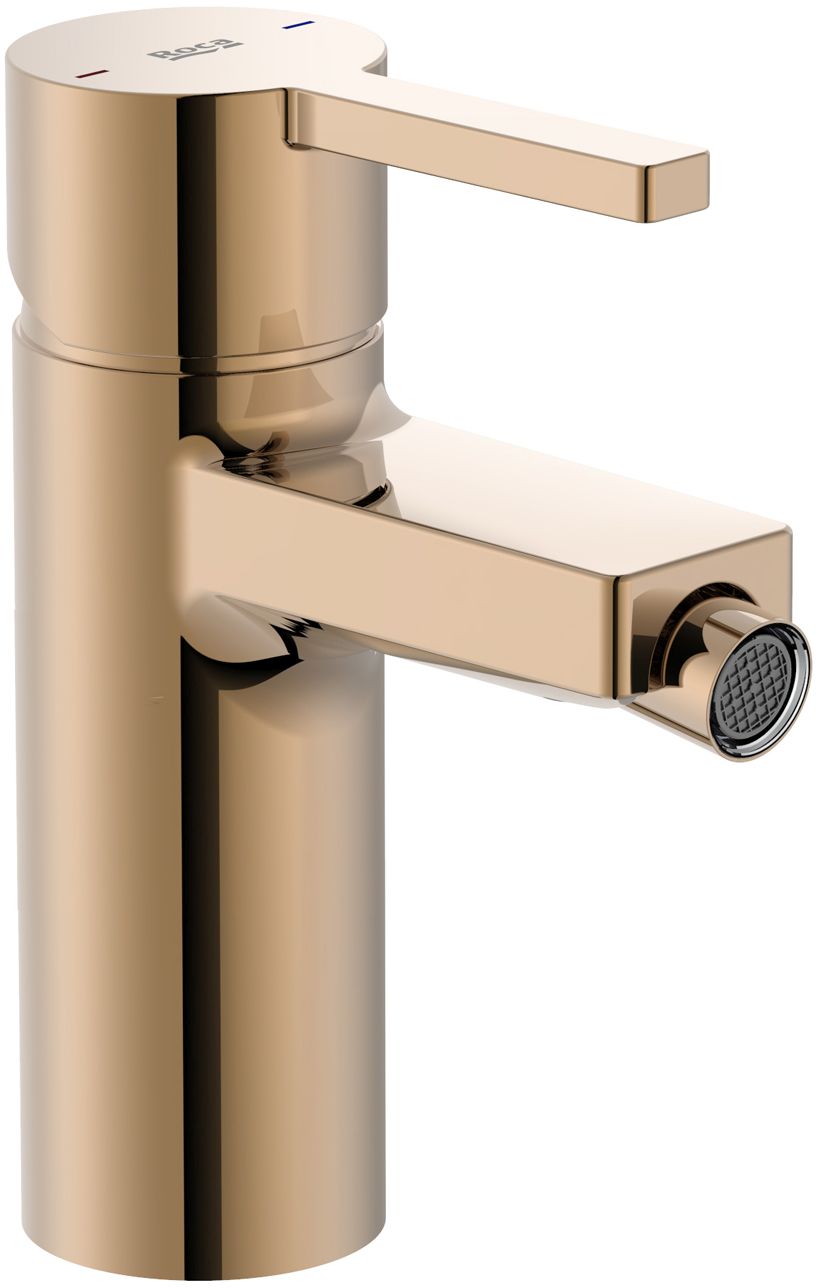 Roca Naia Rose Gold rubinetto per bidet verticale oro A5A6A96RG0