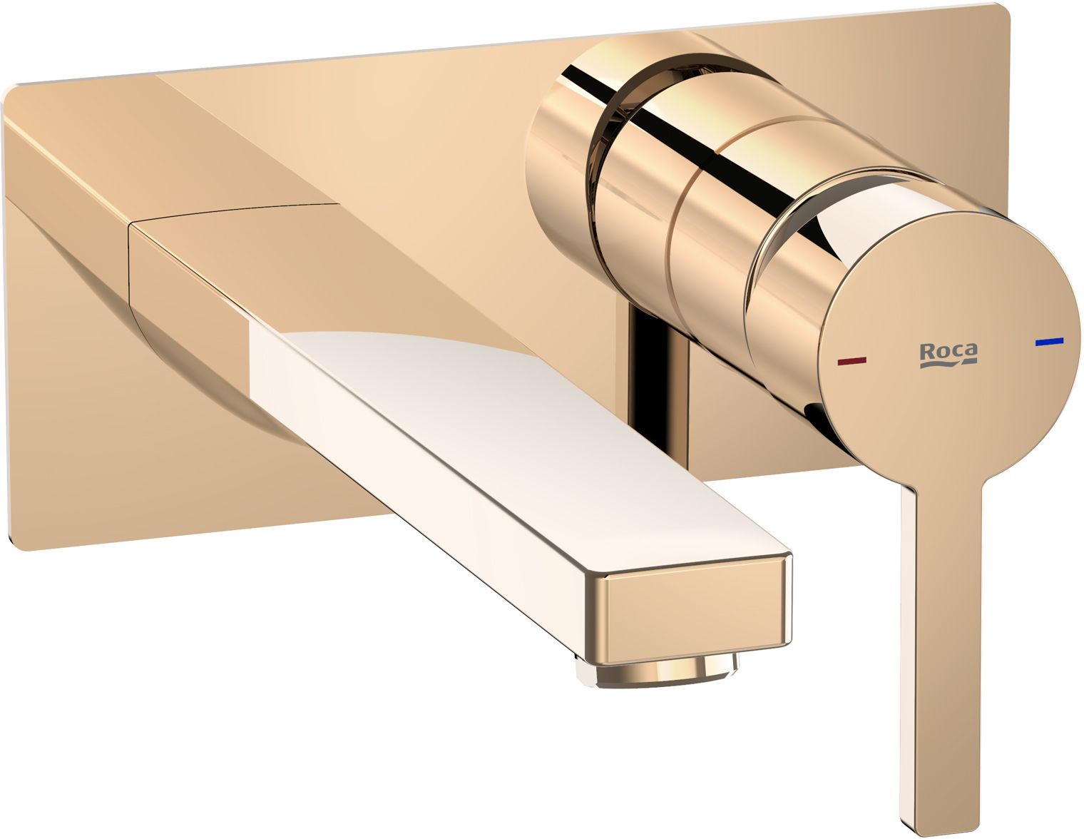 Roca Naia Rose Gold rubinetto per lavabo da incasso || A5A3596RG0