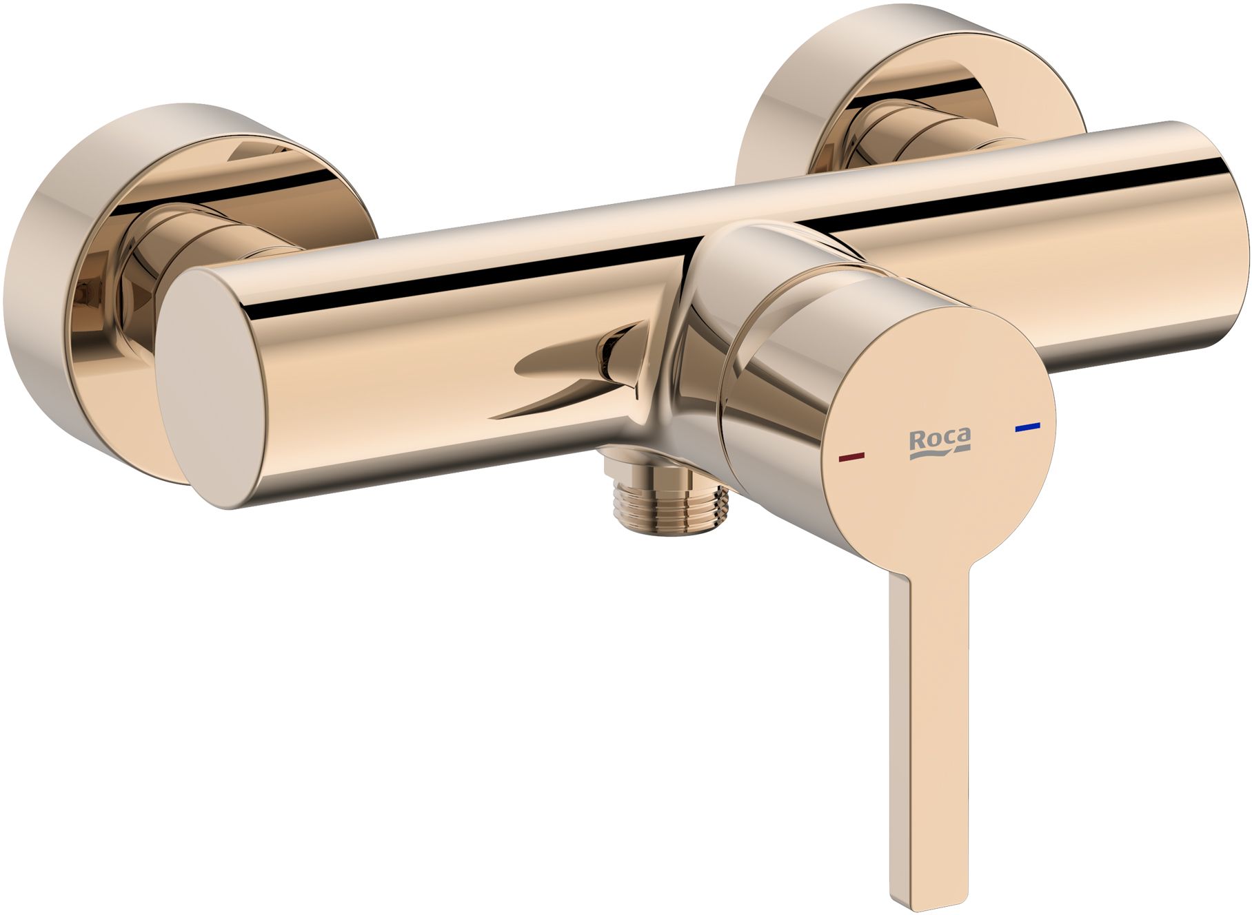 Roca Naia Rose Gold rubinetto per doccia a parete || A5A2196RG0