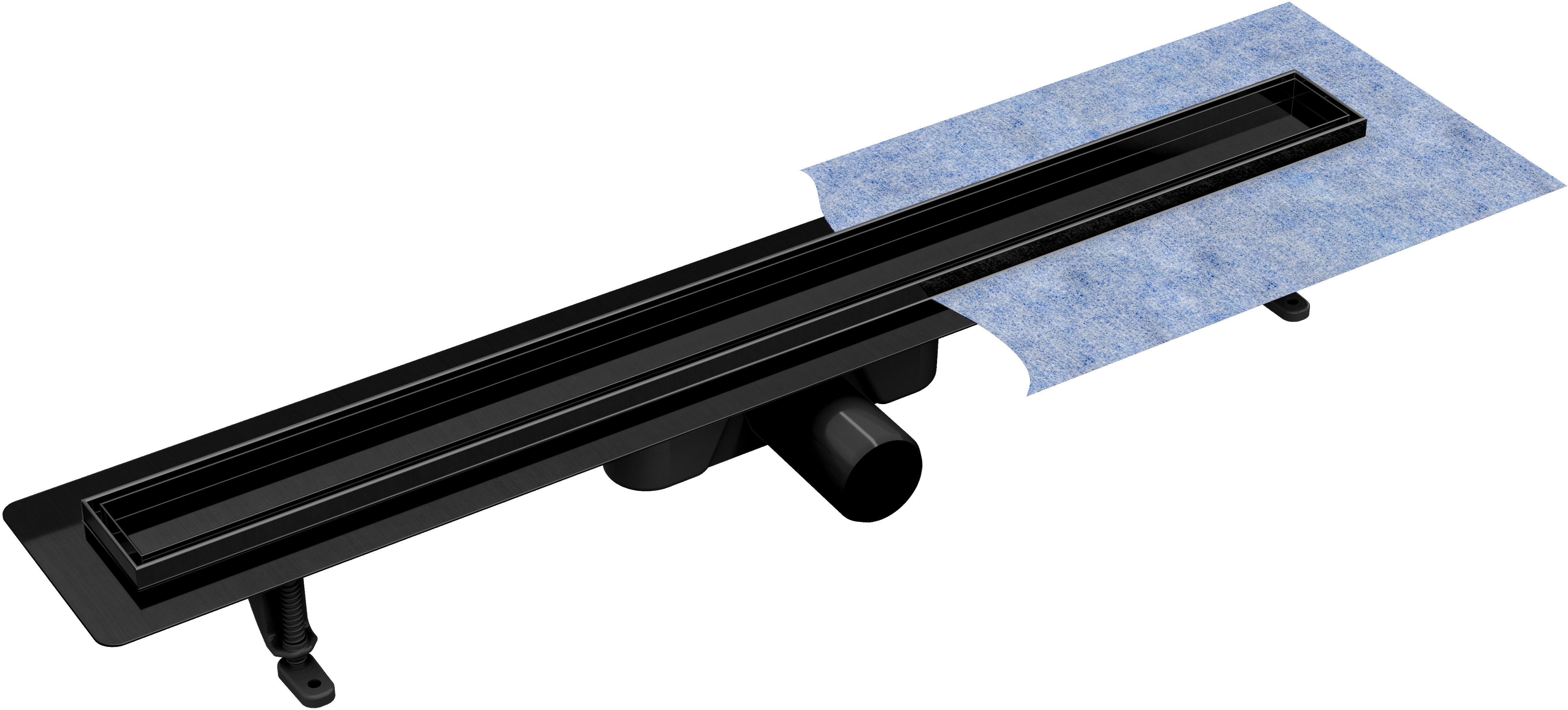 Besco Virgo Nero Duo scarico per doccia 70 cm nero OL-70-VN