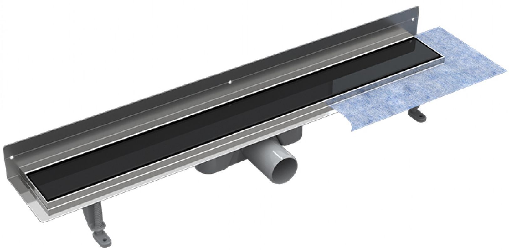 Besco Virgo Next Black scarico per doccia 90 cm nero OL-90-VNB