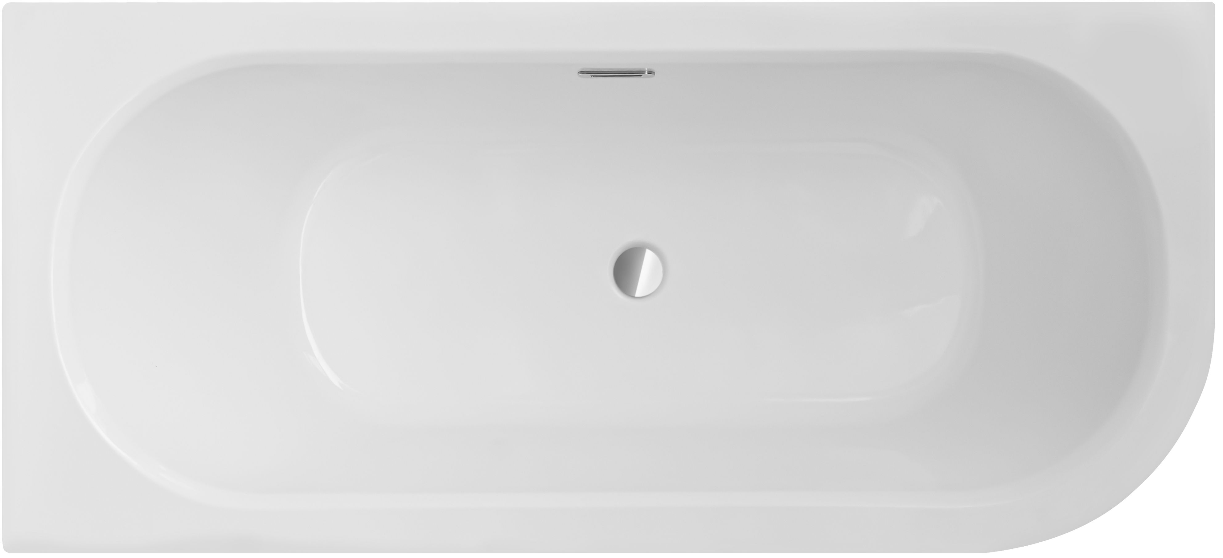 Besco Avita Slim+ vasca da bagno angolare slim 180x80 cm sinistra bianco #WAV-180-NLP