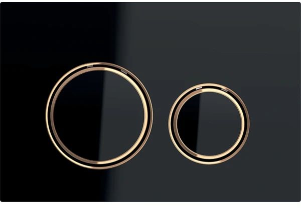 Geberit Sigma50 placca di comando per WC nero 115.650.SJ.1