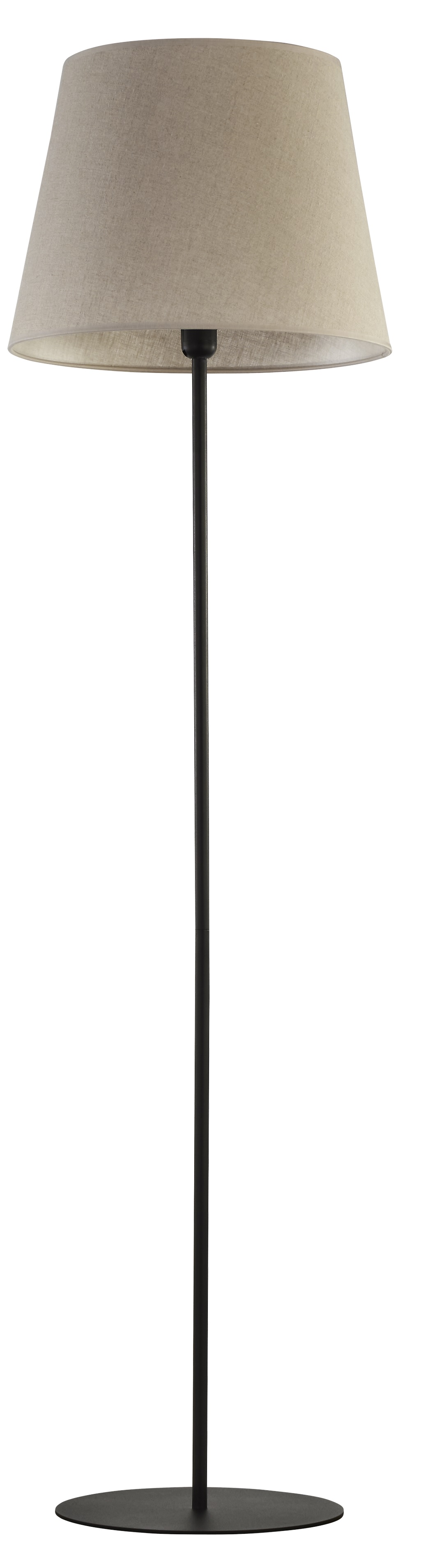 TK Lighting Chicago lampada da terra 1x15 W nero-grigio 5151