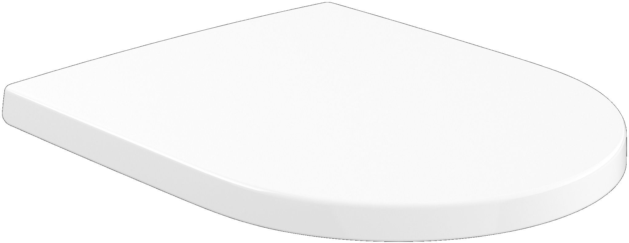 Villeroy & Boch Subway 3.0 copriwater a discesa lenta bianco 8M42S1RW