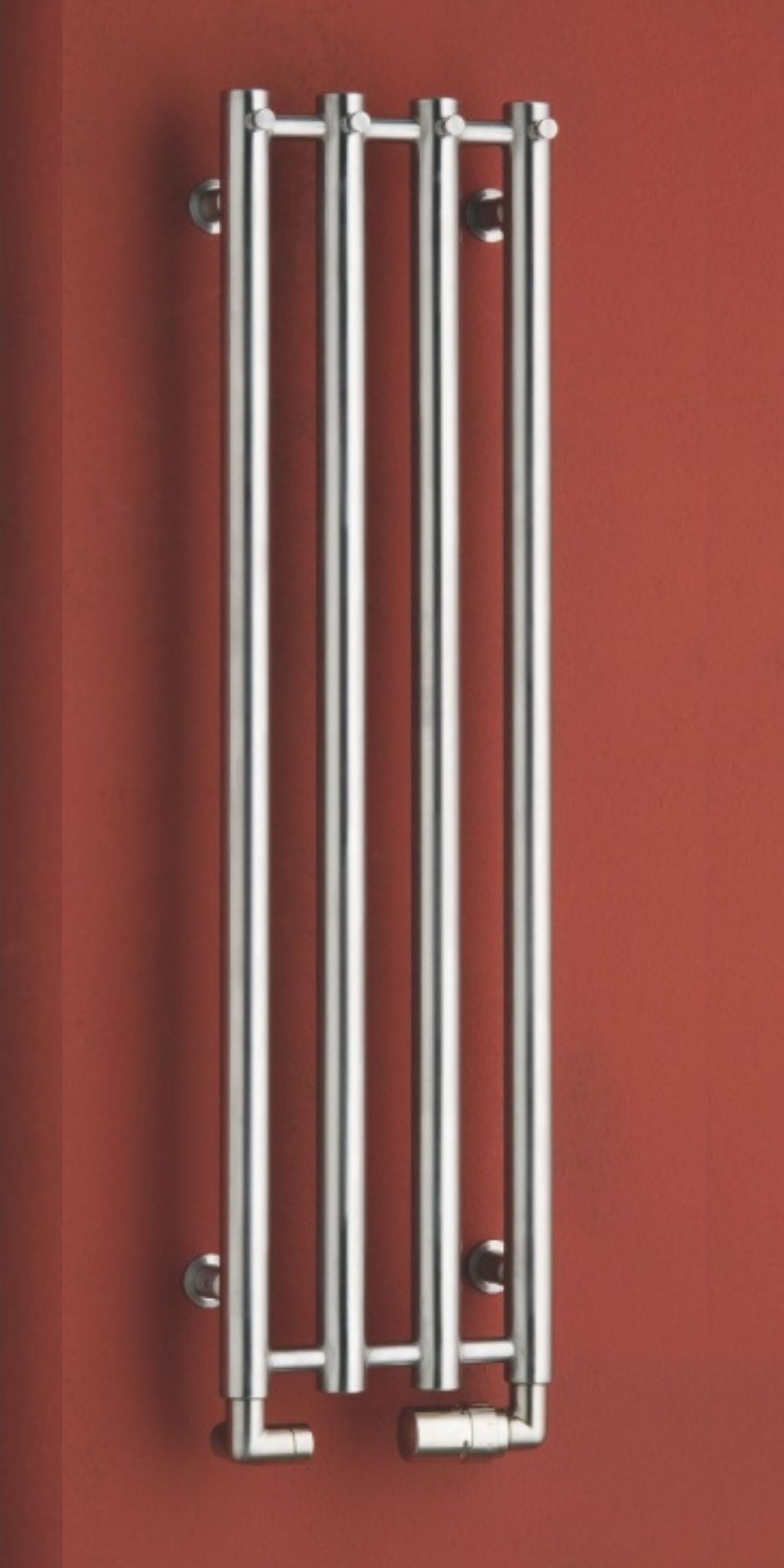 P.M.H. Rosendal radiatore da bagno decorativo 95x26.6 cm cromo R1C