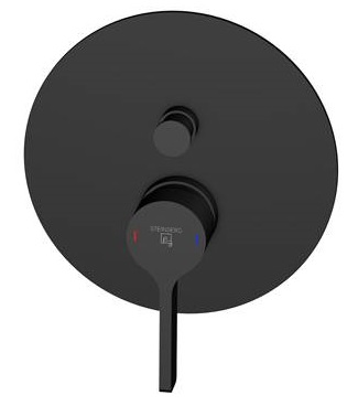 Steinberg 280 rubinetto per vasca e doccia da incasso nero 28021033S