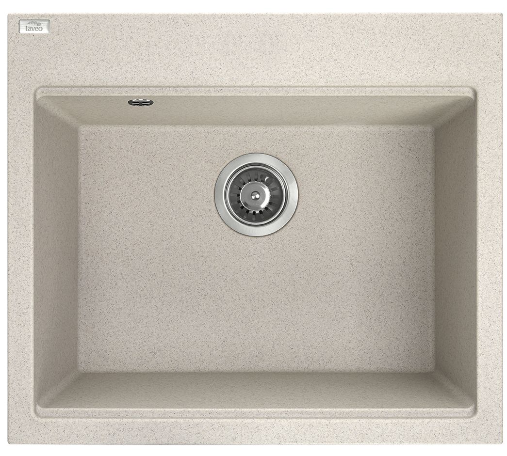 Laveo Tau lavello in granito 57x50 cm beige SBT410Y