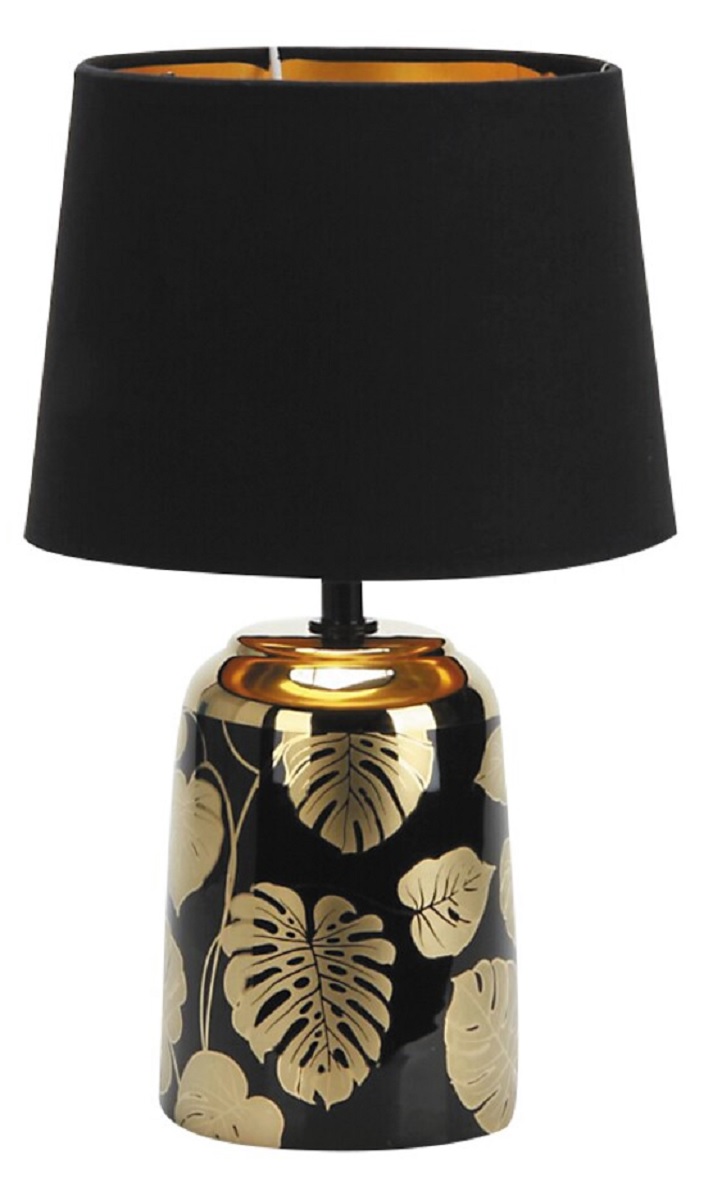 Rabalux Sonal lampada da tavolo 1x40 W nero-oro 4549