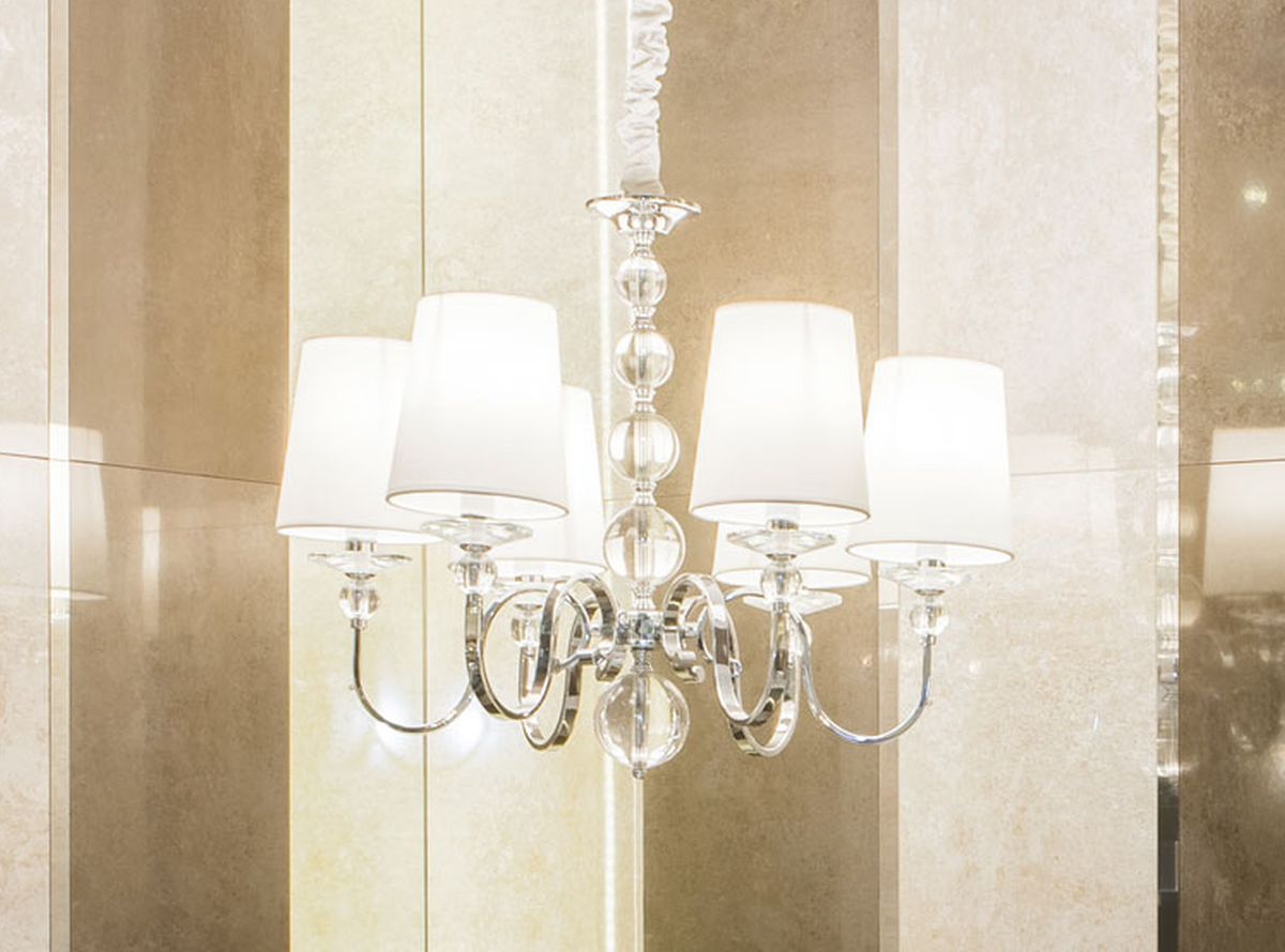 MaxLight Charlotte lampada sospesa 6x60 W cromo P0109
