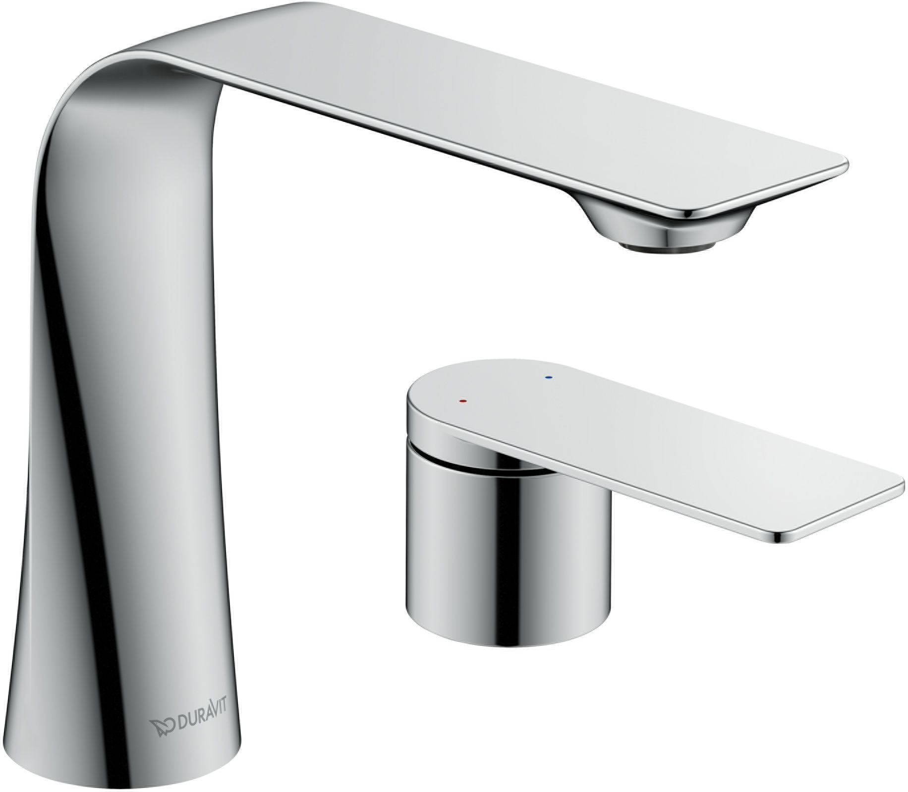 Duravit D.1 rubinetto per lavabo verticale cromo D11120002010