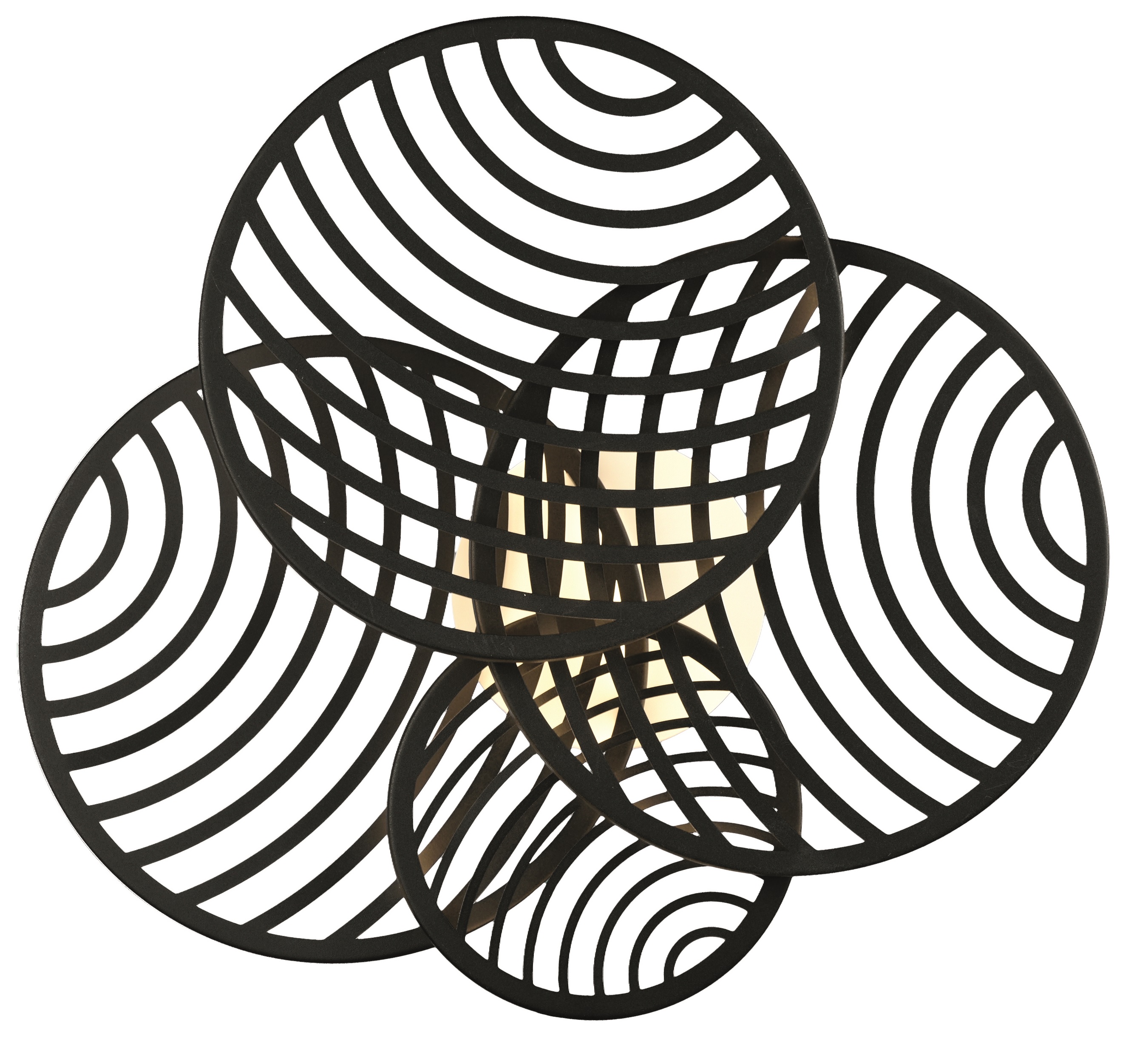 Mantra Collage lampada da soffitto 1x60 W nero 7230