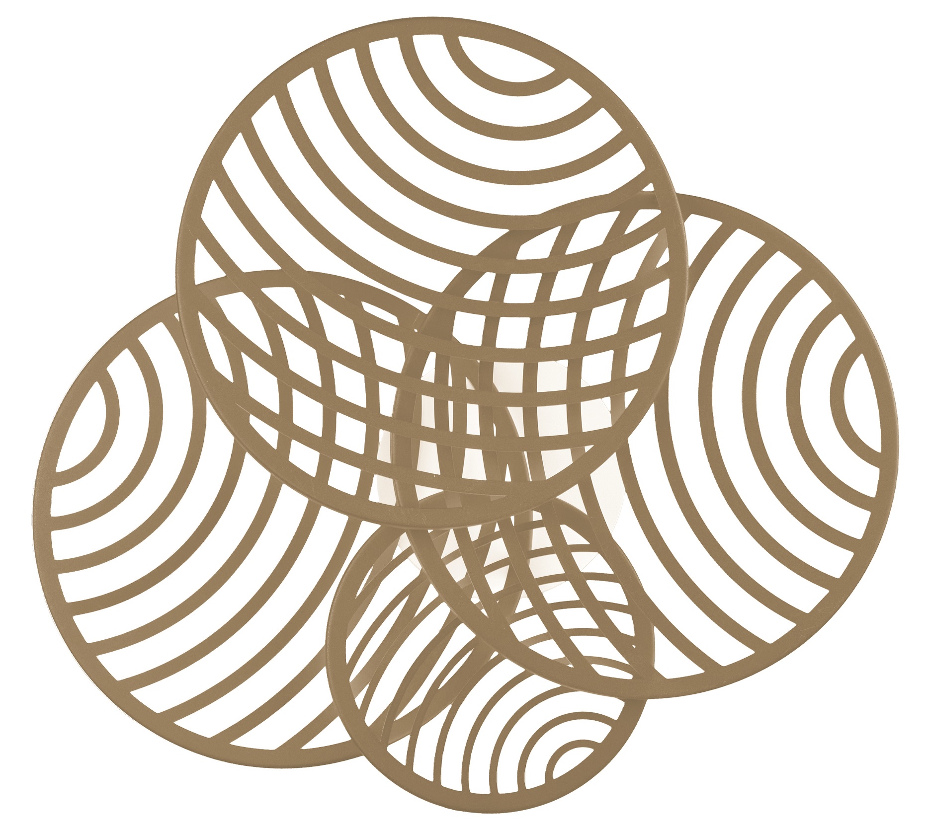 Mantra Collage lampada da soffitto 1x60 W oro 7231