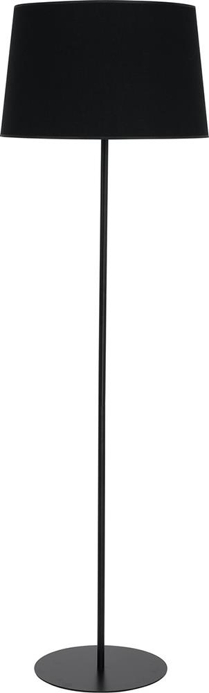 TK Lighting Maja Black lampada da terra 1x60 W nero-legno 2920