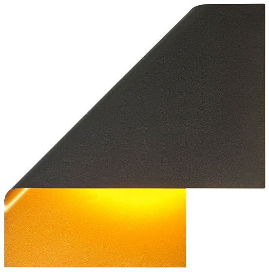 Mantra Luppi lampada da parete 1x15 W nero 7694