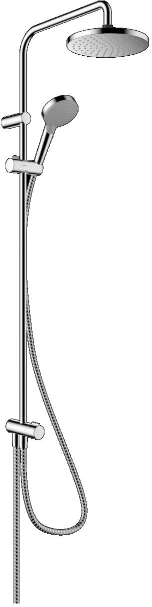 Hansgrohe Vernis Blend set doccia a parete con soffione cromo 26099000