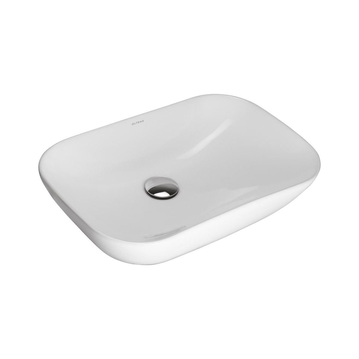 Oltens Solvig lavabo 51x34 cm ovale da appoggio bianco 40822000